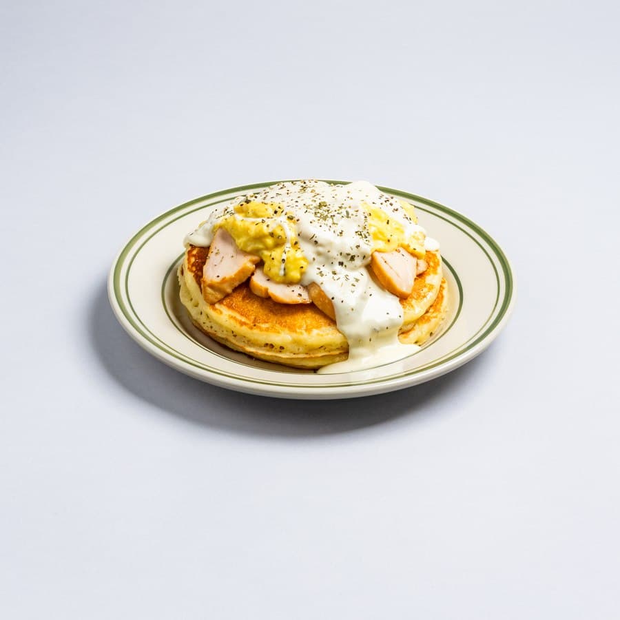 Chicken & Cheese Pancake